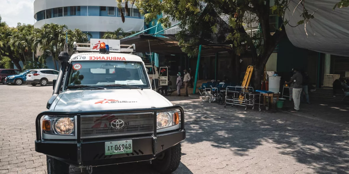 Haiti Notfallzentrum medizinische Hilfe