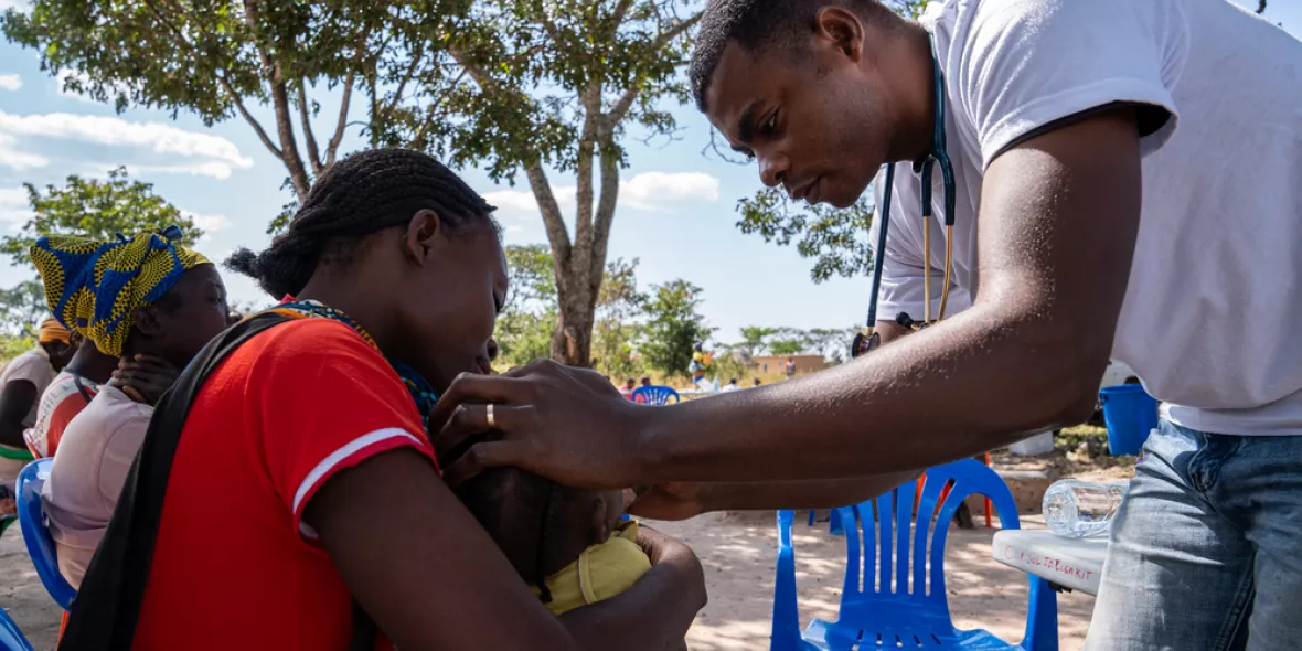 Angola: Mangelernährung und Malaria behandeln.