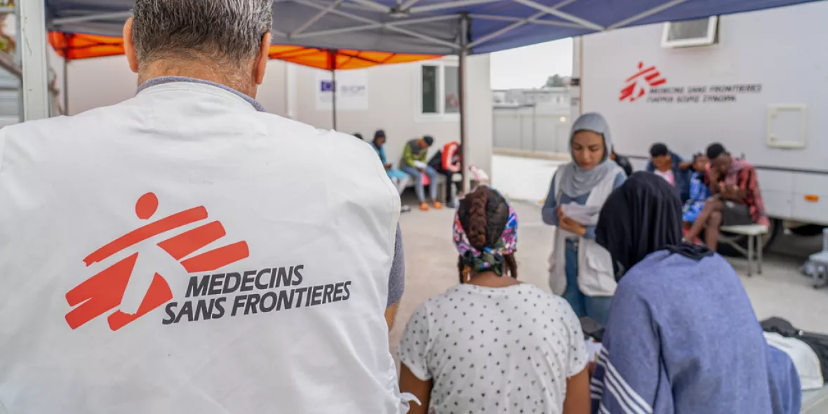 Mobile Klinik in Zervou, Samos