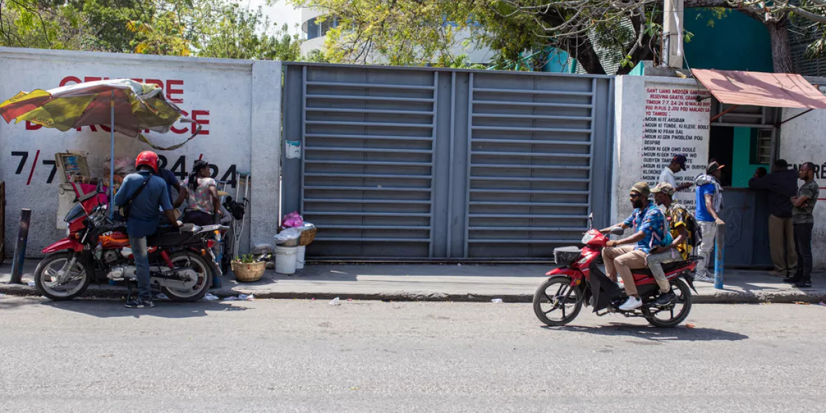 Notfallzentrum Turgeau im Zentrum von Port-au-Prince