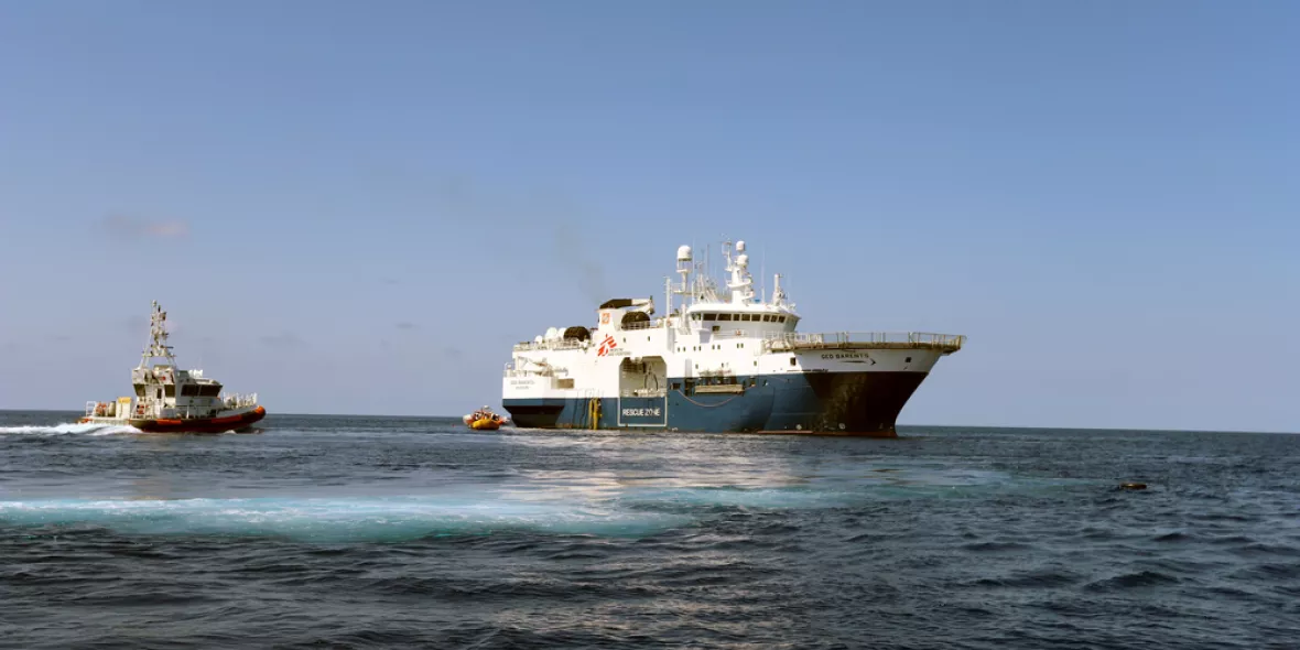 Unser Rettungsschiff die Geo Barents