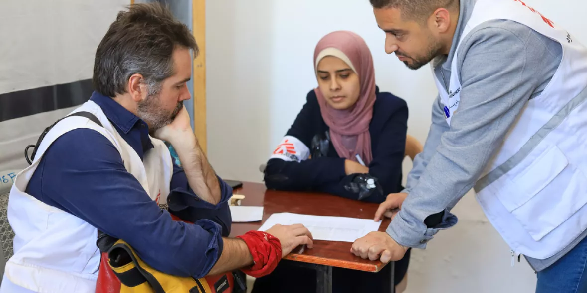 Ärzt*innen im Gazastreifen