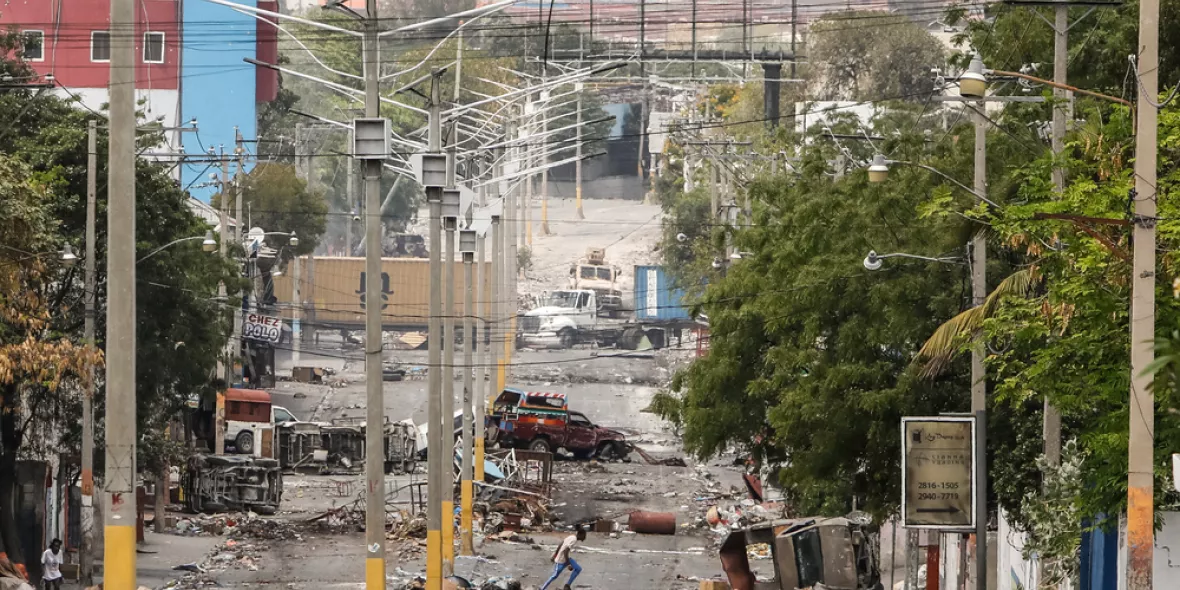 Gebiet Delmas 18, Port au Prince nach Kämpfe 