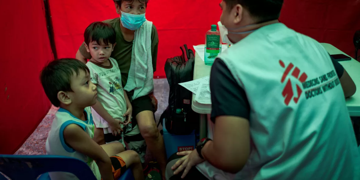 Screening für Tuberkulose in Manila