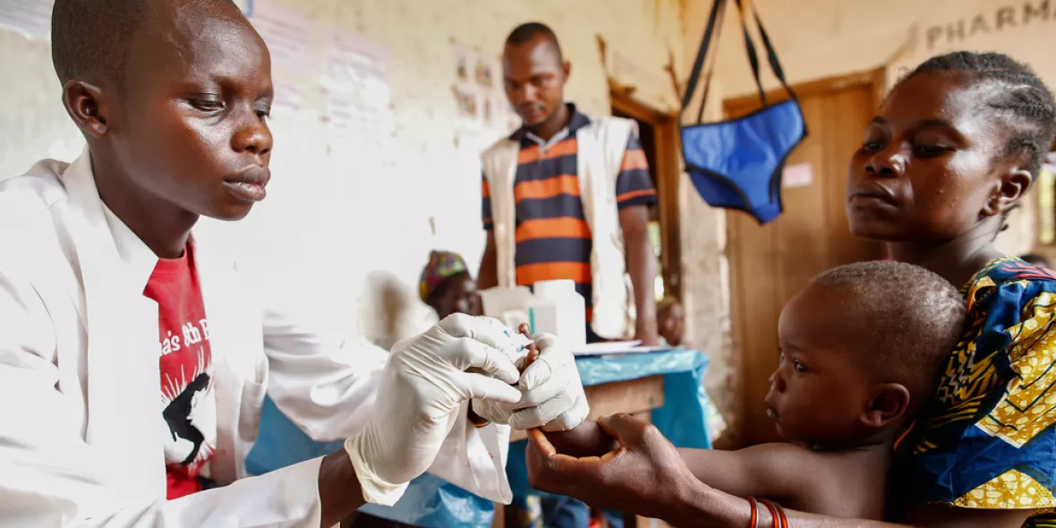 Malaria-Test in der DR Kongo