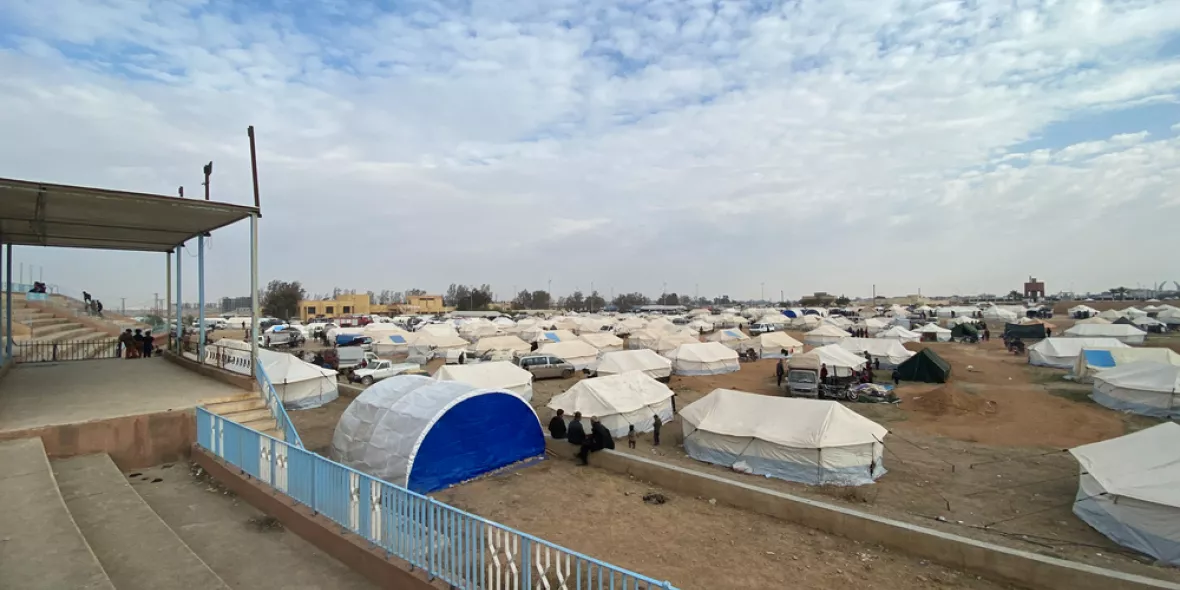Das Vertriebenencamp Tabka 
