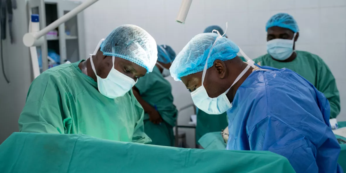 Lebensrettende Operation im Niono Gesundheitszentrum in Mali.