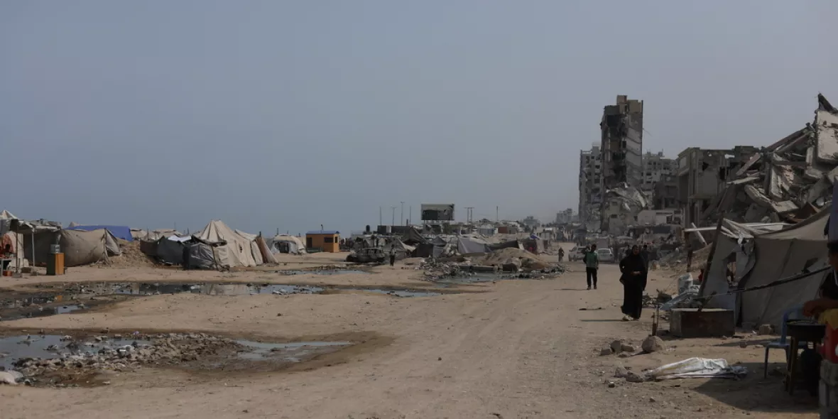 Gazastreifen: Zerstörte Häuser und Zelte