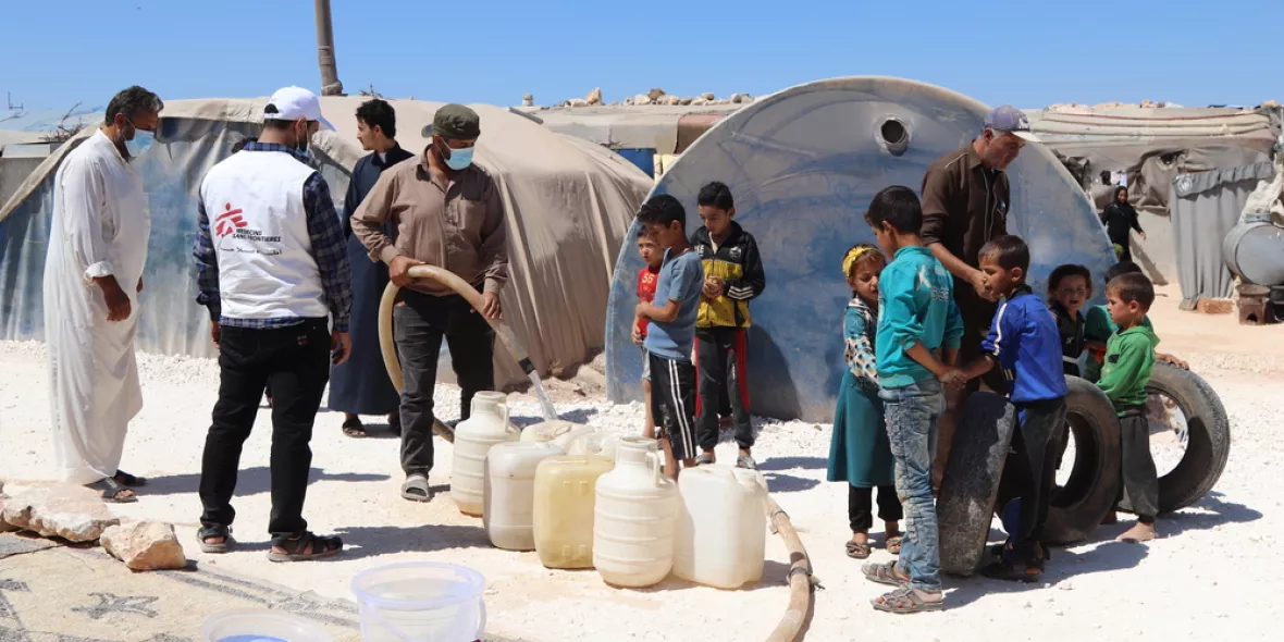 Geflüchtetencamps im Nordwesten Syriens