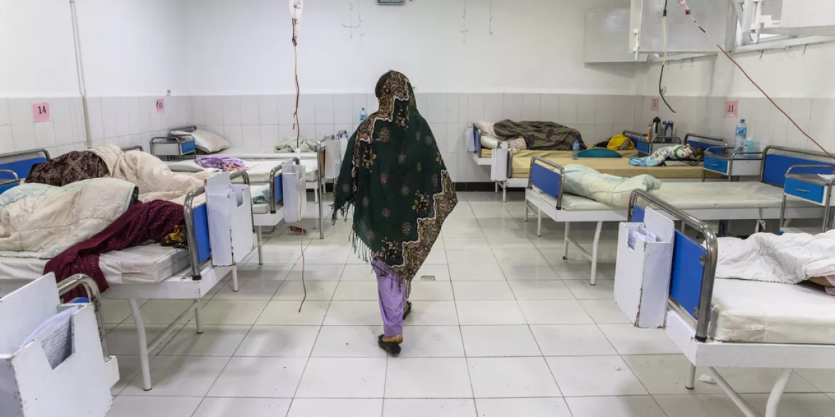 Der Kreißsaal im Boost Krankenhaus in Lashkar Gah das von Ärzte ohne Grenzen unterstützt wird