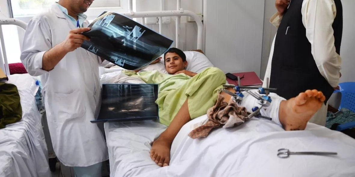 Boost Krankenhaus in Lshkar Ghar, Afghanistan.