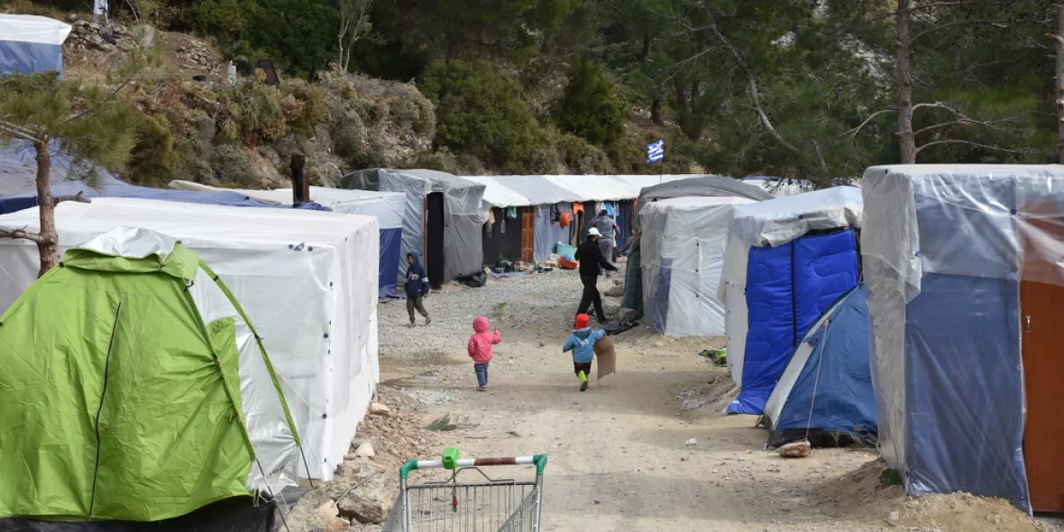 Schlechte Lebensbedingungen für Flüchtlinge auf Samos