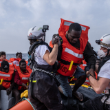 Seenotrettung Geflüchtete auf dem Mittelmeer Geo Barents