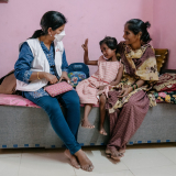Indien: TB Patientin