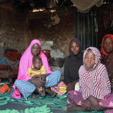 Maiduguri Vertriebenenlager Nahrungsmittelversorgung