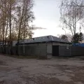 Lettland, Muciniecki: Haupteingang der Haftanstalt für Migrant*innen