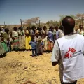 Patientinnen einer mobilen Klinik in Tigray