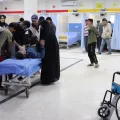 Patienten werden in Irak nach dem Triage-System eingeteilt. 