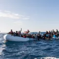 In a nightmarish day on the Mediterranean yesterday, 99 survivors from a sinking rubber boat were rescued by the Aquarius, a search and rescue vessel run by Médecins Sans Frontières (MSF) and SOS MEDITERRANEE, but an unknown number of men, women and children are missing, presumed drowned. Two women are confirmed dead.

“The scene was devastating, with many urgent medical cases in quick succession. They just kept coming, one after another, unconscious and not breathing,” said MSF nurse Aoife Ni Mhurchu. 
