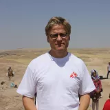 Spenden: Tankred Stöbe während eines Einsatzes im Irak