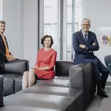 Das CMS Executive Team bestehend aus zwei Männern und einer Frau